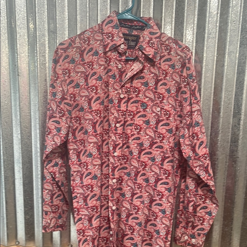 Paisley Red Men's Shirt